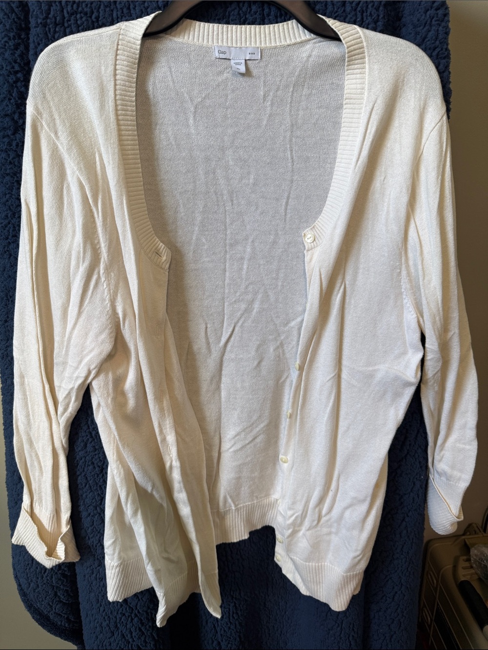 GAP Cream Button-Up Cardigan (103)